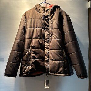 Champion Performance‎ Mens Brown Hood Full-Zip Jacket Coat 2X